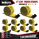 X-bull Winch Truck Straps 10 Pack 4" 30' W/flat Hook For Towing 18000 Lbs. Fixed Price $129.00.