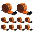 X-bull 10 Pack 4" 30' Winch Truck Straps W/flat Hook Towing 18000 Lbs Orange. Fixed Price $129.00.