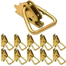 Delta Ring Fitting Accessory 10PC Tie Down For E-tracks Steel Usa. Fixed Price $25.99.
