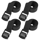 Peasug Tie Down Straps, Pcs Lashing Small Short Ratchet 1" X 4', Black. Fixed Price $20.99.