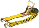 Erickson 78627 2" X 27' 10,000LB Ratchet Strap W/dbl J-hooks W/steel Handle. Fixed Price $45.07.