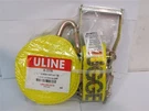 Uline H-3339, 2" X 27' U-hook Ratchet Tie Down, 10,000 Lbs. Capacity. Fixed Price $27.00.