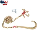 G80 Chain 5400LBS W/rtj Cluster Hook & 2T Dump Buckle 5/16IN 6FT. Fixed Price $33.54.