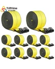 Vevor Winch Straps, 4" 40', 6000 Lbs Load X40'- 10 Pack, Yellow. Fixed Price $204.69.