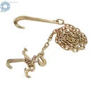 Tow Hook With Rtj Grab 5/16" 10' G80 4700LBS 15" Long Shank Chain. Fixed Price $44.23.