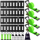 Trekassy Tie-down Kit, 4 Pack 16" Rails With 16IN, Black. Fixed Price $105.08.