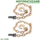 All-carb 3/8IN*3.3FT G80 Trailer Safety Chain 25000LB G70 Hook Gold Buckle. Fixed Price $28.91.