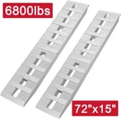 2-PACK Aluminum Ramps 6800 Lbs Heavy-duty Vehicle 72" X 15" Loading. Fixed Price $208.99.