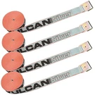 Vulcan Winch Strap - Flat Hook 2" X 30', 4 Pack Silver Series 3300 Lbs Swl. Fixed Price $64.99.