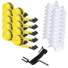 Flatbed Kit - Winch Straps + Corner Protectors 31 Pcs. Fixed Price $203.99.