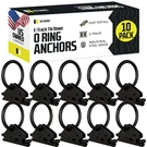 Dc Cargo Mall Heavy-duty Steel O-ring (pack Of 10) 4500LBS 10-PACK, Black. Fixed Price $35.90.