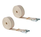 2PK 2"X28' Piano Moving Strap W/roller Buckle Made From Cotton Webbing - 1320 Bs. Fixed Price $35.89.