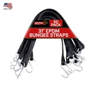 31" Epdm Tarp Rubber Bungee Straps -50 Pack, Made In Usa. Fixed Price $97.39.