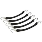 (pack Of 5) 9" Black Rubber Tarp Straps Bungee Cords Tie Down For Truck Durable. Fixed Price $17.49.