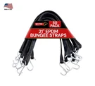 21" Epdm Tarp Rubber Bungee Straps -50 Pack, Made In Usa. Fixed Price $81.99.