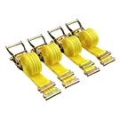 4 Pc 15' Track Ratchet Tie Down Truck Trailer Enclosed Cargo Van Straps. Fixed Price $39.99.