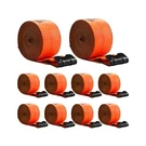 Vevor Truck Straps Winch 4"X30' With Flat Hook For Towing 10 Pack Orange. Fixed Price $89.99.