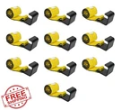 Mytee Products Roll Off Container Winch Strap 4"X5' Yellow 10 Pack. Fixed Price $198.39.