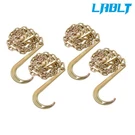 Lablt Pcs 5/16" 6' J Hook Tow Chain W/ Grab G80 4700LBS Transport. Fixed Price $115.82.