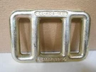 Lot Of 5 Steel One Way Strap Lashing Buckles 4 3/8" X 7/8" 1/2" Thick. Fixed Price $19.99.