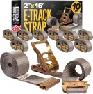 Heavy Duty Track Straps 2"X16' (10-PACK) 4,400 Lbs Break Strength. Fixed Price $192.99.