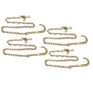 Pack G80 4700LBS 5/16" 6' J Hook Tow Chain W/ Grab Transport. Fixed Price $115.82.