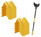 10PCS 8"X12" Yellow V-edge Flatbed Corner Protectors & 8' Extension Handle Pole. Fixed Price $94.99.