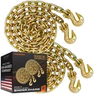 Vulcan G70 Binder Chain - Grab Hooks 3/8" X 20', Pack 6600 Lbs Swl. Fixed Price $131.99.