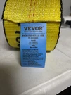 Vevor PG-08240003 4" X 40FT Winch Strap Flat Hook Yellow 18000LBS Break Strength. Fixed Price $26.73.