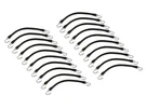 (pack Of 20) 15" Black Rubber Tarp Strap For Jb RTS-1015, RTS1015 S-hook Tie. Fixed Price $59.99.