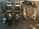 (2) Rhino Ratchet Straps (1.6 X 8 Inch) New With Bag Opened But Never Used. Fixed Price $30.00.
