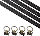 Tie Down System, 4 Tracks, Fittings, Black. Fixed Price $279.23.
