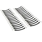 (pack Of 30) 9" Black Rubber Tarp Straps For Truck Flatbed Sturdy Heavy Duty. Fixed Price $58.99.