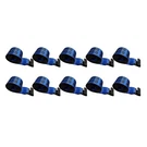 10 Pack Flatbed Truck Tie Down 4" X 30' Winch Strap W/flat Hook Wll 5400 Lbs. Fixed Price $115.97.