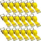 Uimoso 18 Pack 2" X 15' E-track Ratchet Tie Down Strap 4000LBS Breaking Strength. Fixed Price $67.99.