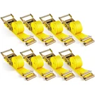 E-track Ratchet Straps, 8 Pack 2" X 15' Heavy Duty Cargo Tie-downs, 4400 Lbs Bre. Fixed Price $65.99.