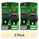 (2 Pack) Rhino Usa 2IN X 10FT Retractable Ratchet Straps, Pack, 1,000LBS Worki. Fixed Price $116.00.