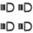 (4) Forged Black 1/2" Bolt On Weld Ring Strap Tie Down Tractors Rvs Campers. Fixed Price $28.99.