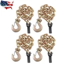 3/8" 25000LBS Wll Trailer Safety G70 Hook Gold W/chain Buckle 2PCS 36" G80. Fixed Price $31.24.