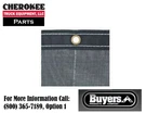 Buyers Products 3014481, Black Mesh Replacement Tarp 5-1/3' X 11-1/2'. Fixed Price $86.95.