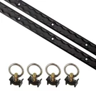Us Cargo Control Tie Down System, 2 Tracks, 4 Fittings, Black. Fixed Price $200.03.