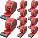 Vevor Truck Straps Winch 4" X 30' With Flat Hook For Towing 10 Pack Red. Fixed Price $97.90.