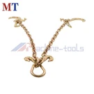G80 Trailer Transport Tow Chains 5/16" 2' 5400LBS W/ 8" Jrt Hook V Bridle. Fixed Price $34.69.