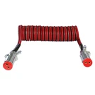 Tectran 7DV6222MW Trailer Cable 12 Ft., Dual Pole, Powercoil, 4 And. Fixed Price $193.95.