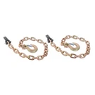 Pack 21,000 Lbs Tow With Hooks Trailer Safety Chains 3/8'' 35' G80. Fixed Price $28.22.