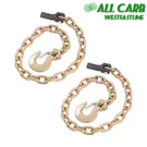 3/8IN*3.3FT G80 Trailer Safety 25000LBS Wll G70 Hook Gold W/chain Buckle. Fixed Price $29.03.