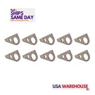Allstar ALL60075-10, Set Of Natural Steel Tie Down Chassis Rings 10PK Perform. Fixed Price $65.48.