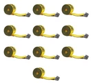 (10 Pack) 4"X40' Winch Straps Kinedyne W/flat Hook, Wll 5400 Flatbed Tie Down.... Fixed Price $229.99.