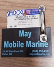Sea-dog 081261-1 Stainless Tie Down Eye Strap/pair Seadog. Fixed Price $11.00.