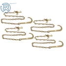 Pack 5/16" 6' Hook Tow Chain W/rtj Grab G80 4700LBS Transport. Fixed Price $115.14.